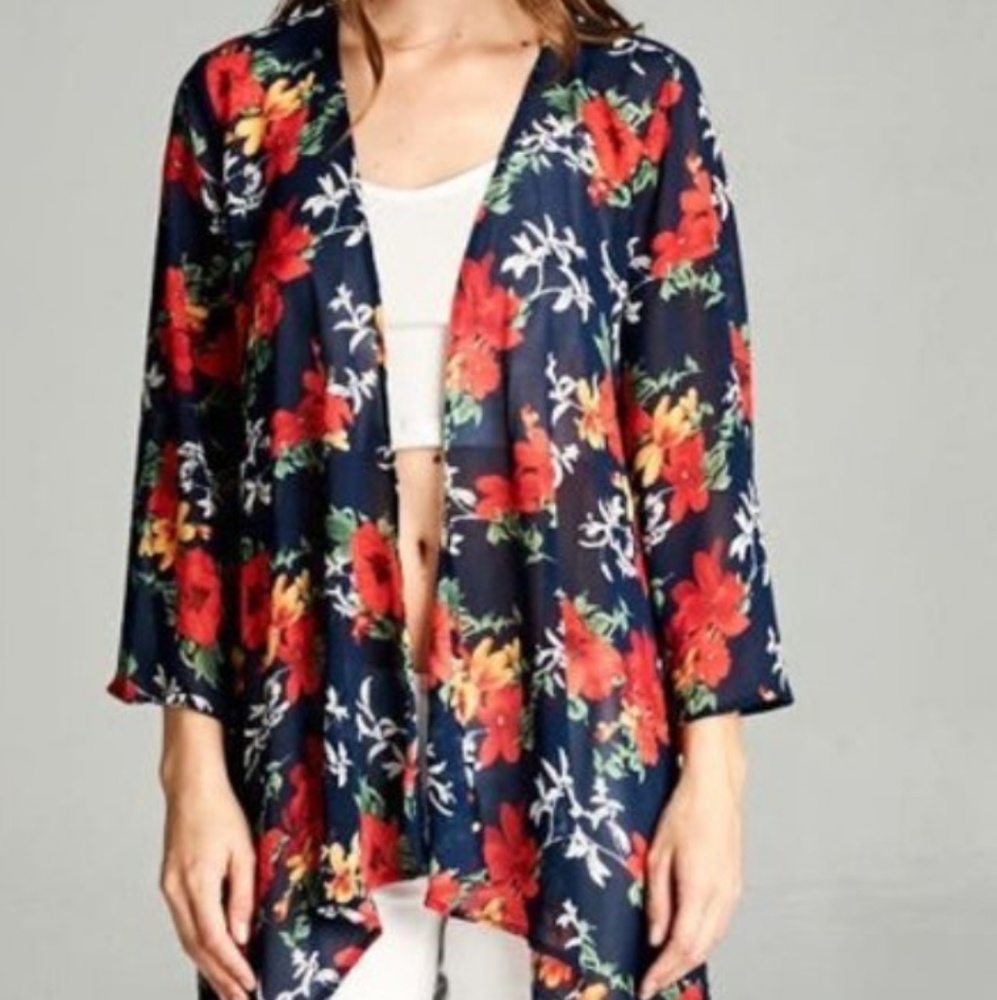 Flower kimono